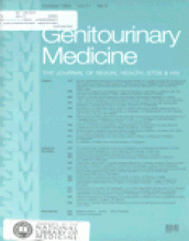 Genitourinary Medicine: 71 (5)